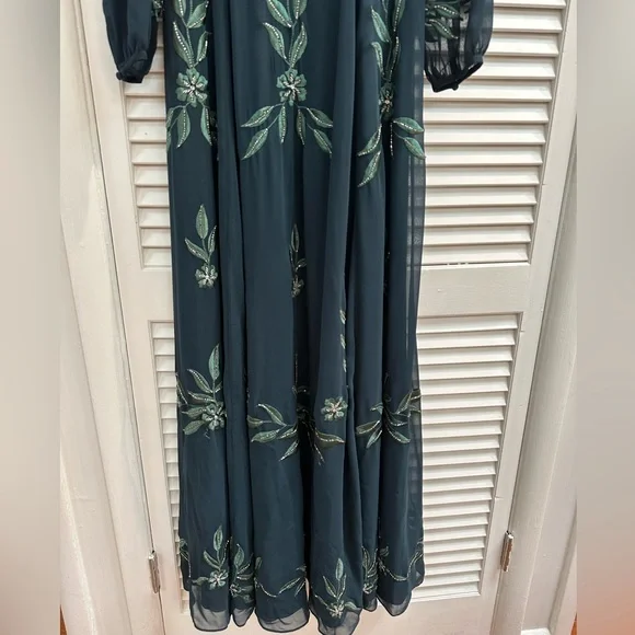 BHLDN Belize dress in green - Picture 4 of 16